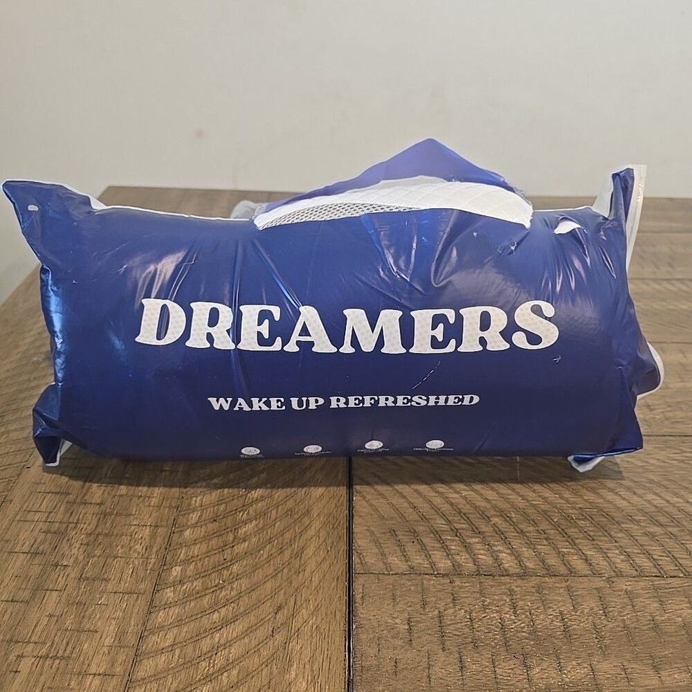 Dreamers Back & Neck Pain Relief Pillow White - New - ***READ***
